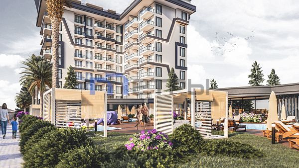 1+1 квартира в Комплексе Faralya Residence в Алании, Паяллар