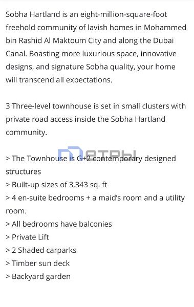 Sobha Hartland