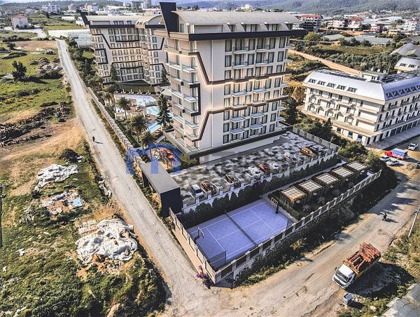 1+1 квартира в Комплексе Faralya Residence в Алании, Паяллар