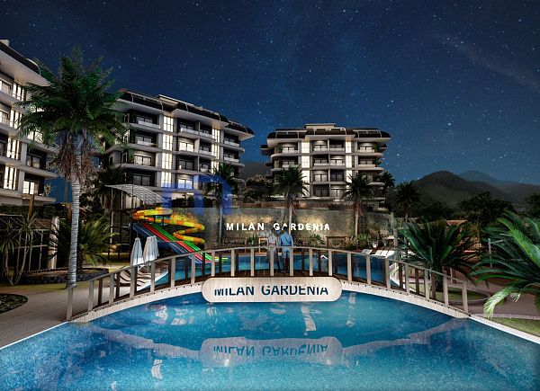 1+1 в Новом комплексе MILAN GARDENIA расположен в экологически чистом районе Аланьи 1+1 в Новом комплексе MILAN GARDENIA расположен в экологически чистом районе Аланьи