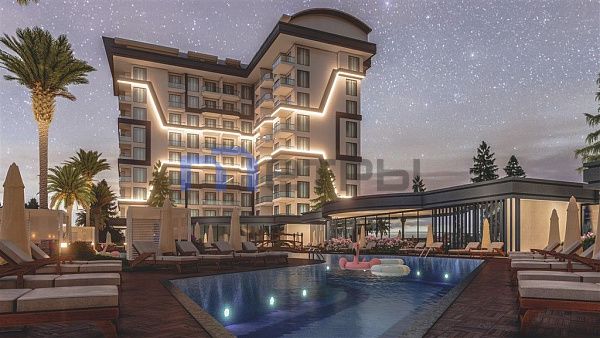 Комфортный пентхаус 2+1 в Комплексе Faralya Residence