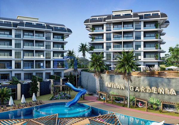 2+1 Апартаменты в ЖК MILAN GARDENIA расположенном в экологически чистом районе Аланьи 2+1 Апартаменты в ЖК MILAN GARDENIA расположенном в экологически чистом районе Аланьи