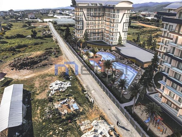 1+1 квартира в Комплексе Faralya Residence в Алании, Паяллар