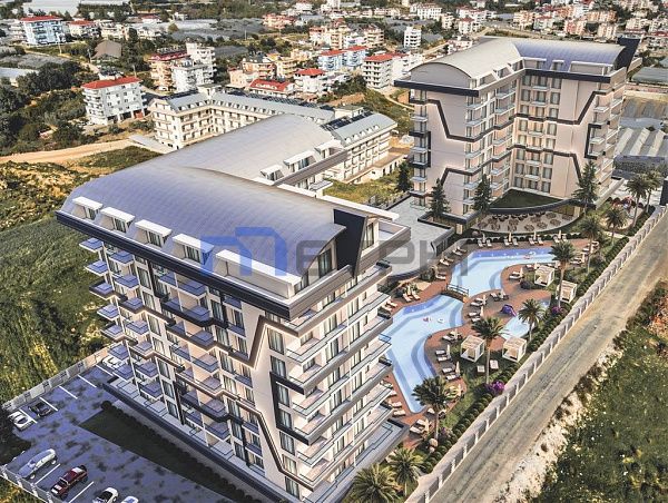 1+1 квартира в Комплексе Faralya Residence в Алании, Паяллар