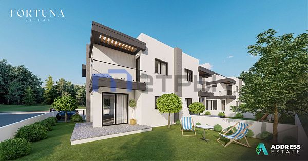 "FORTUNA VILLAS" смежные, двухуровневые виллы 3+1,с терассами и видом на море