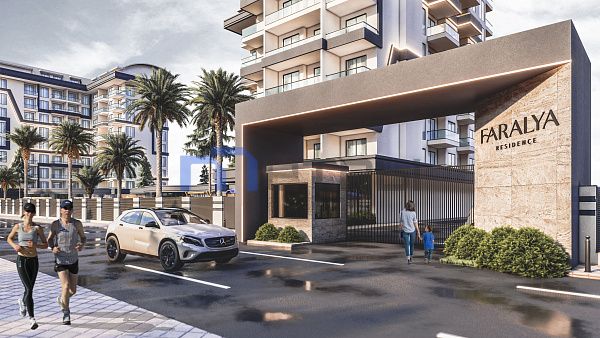 1+1 квартира в Комплексе Faralya Residence в Алании, Паяллар