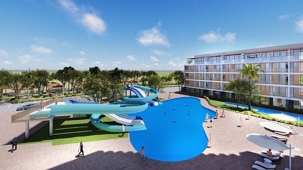 1+1 апартаменты в изысканном проекте на Северном КипреGrand Sapphire Resort